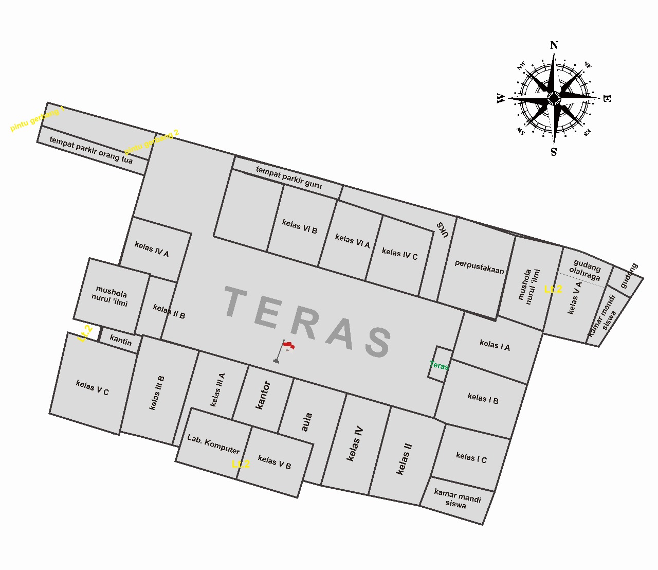 DENAH SDN 5 WONOSOBO